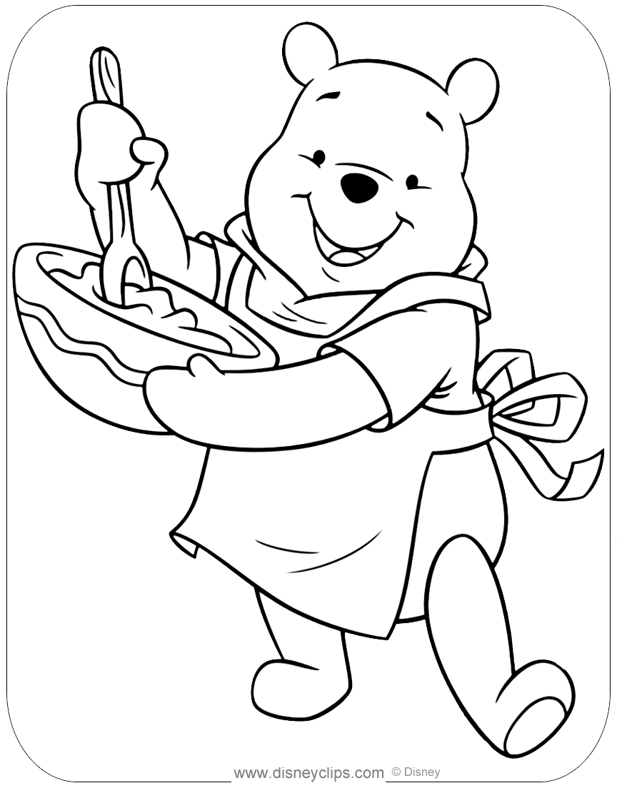 Free Printable Winnie The Pooh Coloring Pages 71