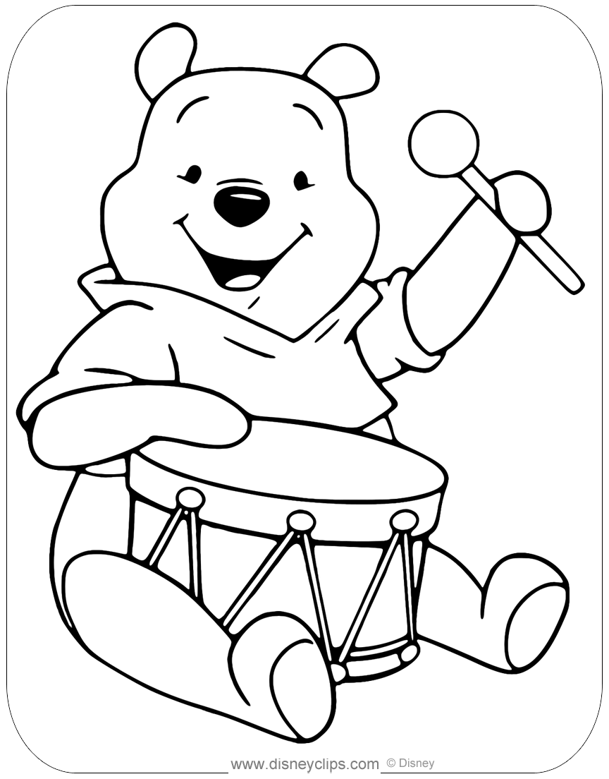 Free Printable Winnie The Pooh Coloring Pages 72