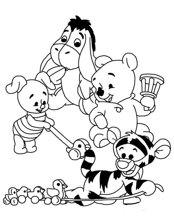 Free Printable Winnie The Pooh Coloring Pages 81