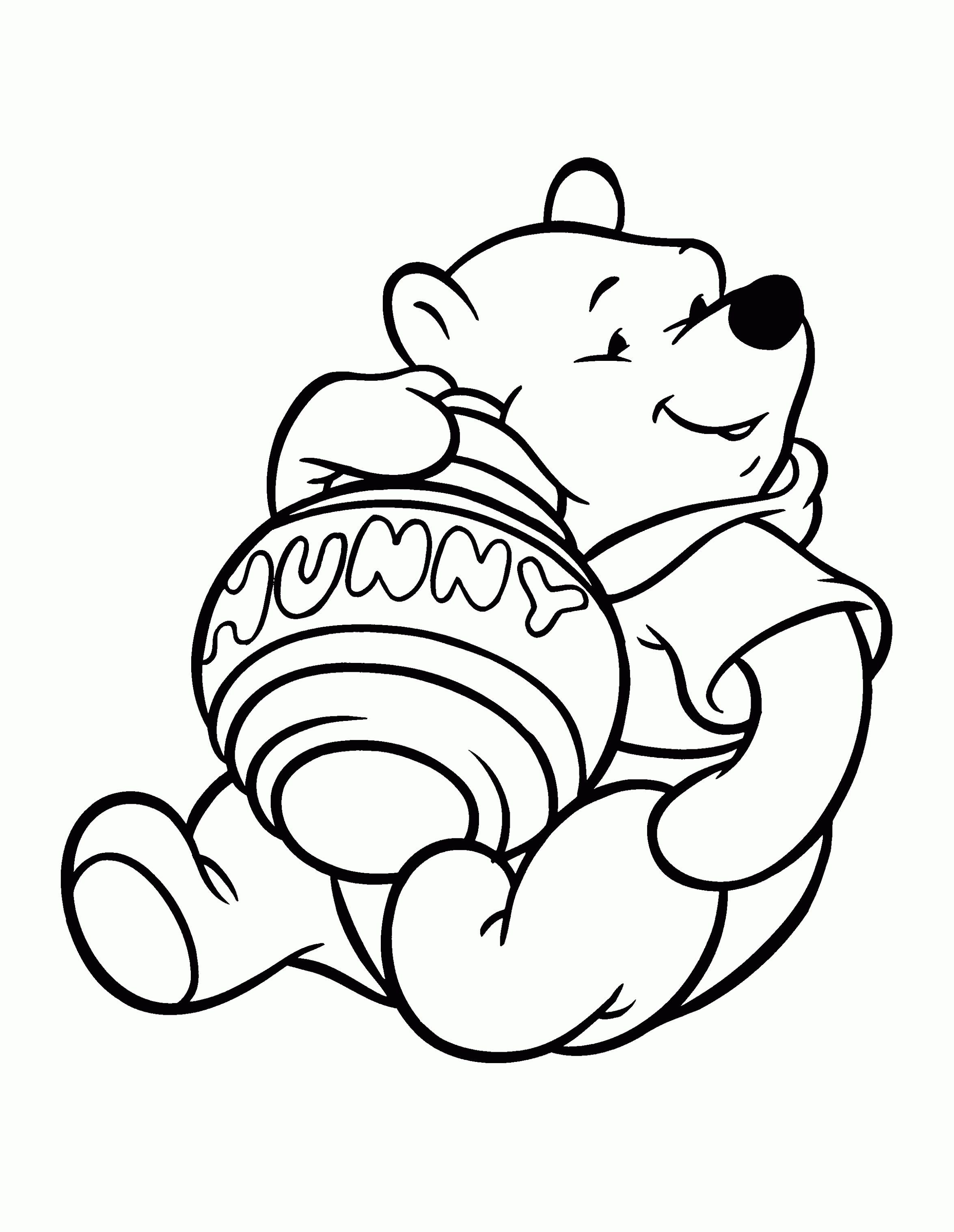 Free Printable Winnie The Pooh Coloring Pages 9