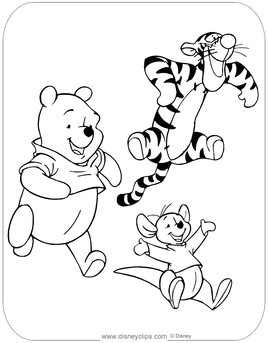 Free Printable Winnie The Pooh Coloring Pages 94