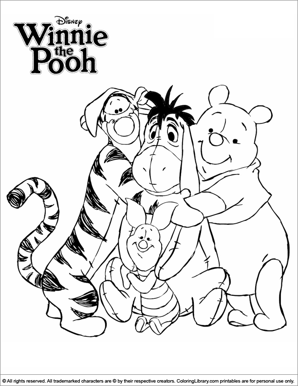 Free Printable Winnie The Pooh Coloring Pages 98