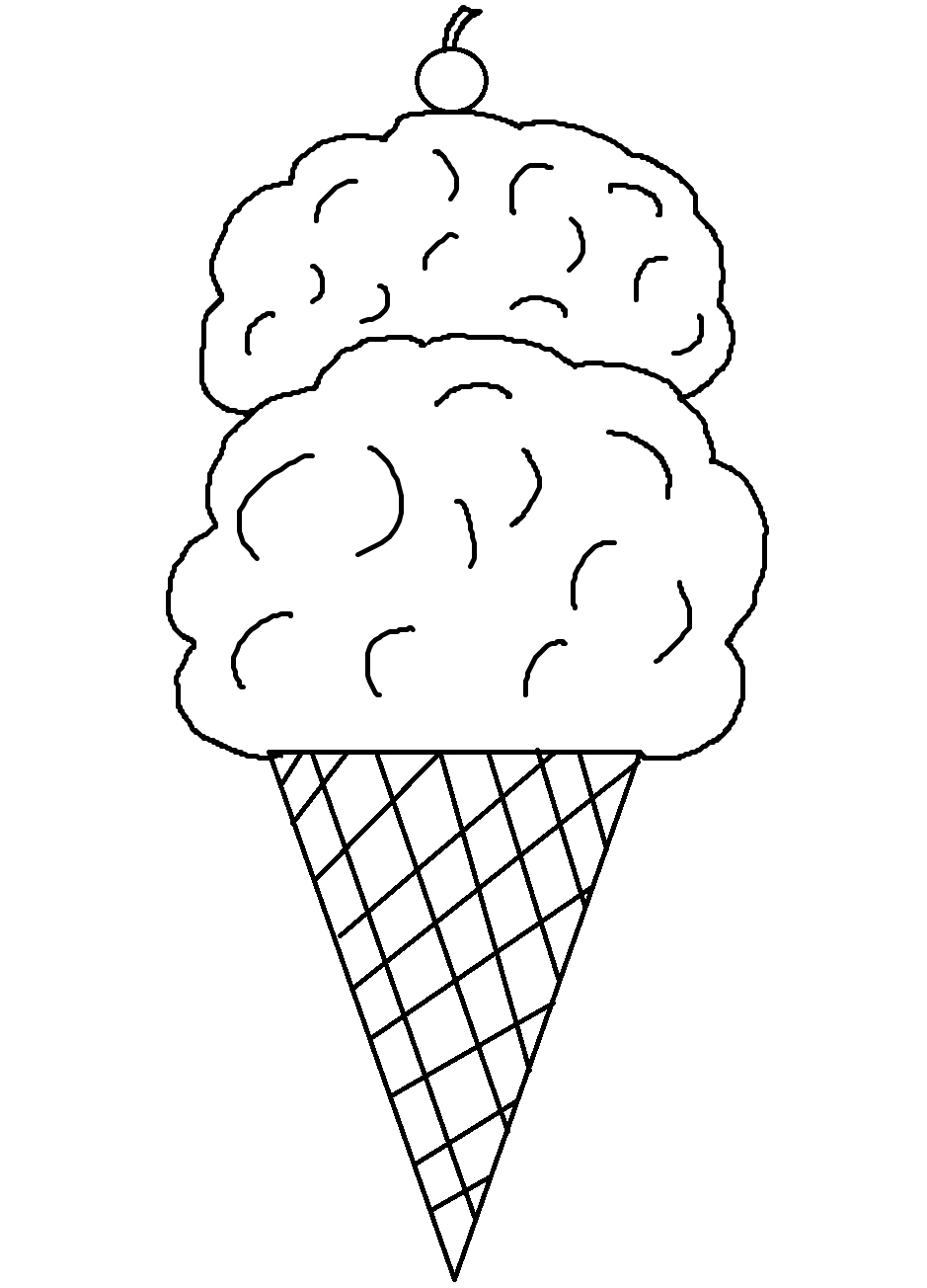 Ice Cream Coloring Page Free Printable 110