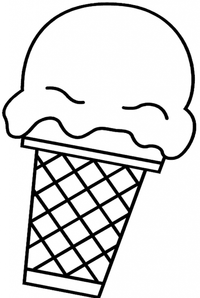 Ice Cream Coloring Page Free Printable 17