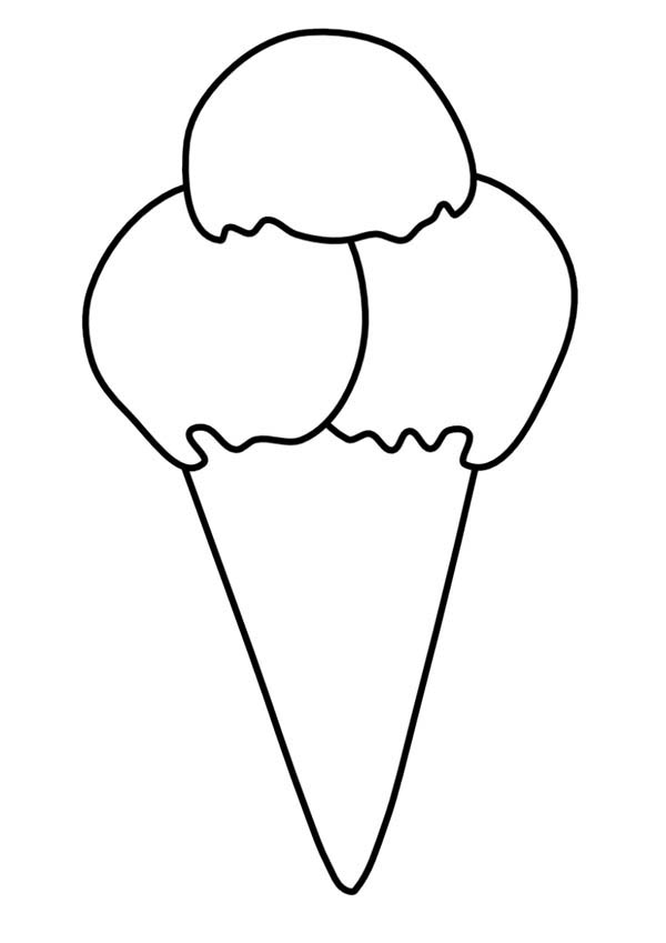 Ice Cream Coloring Page Free Printable 18