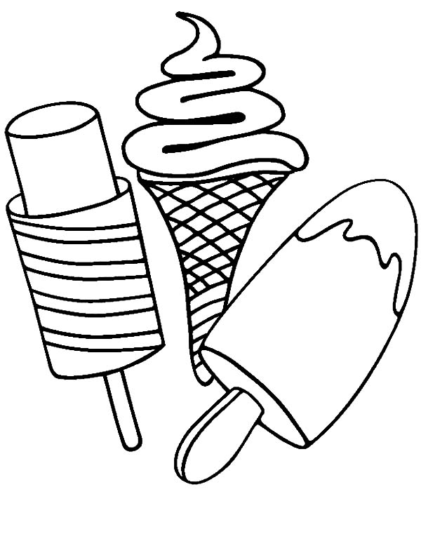 Ice Cream Coloring Page Free Printable 25