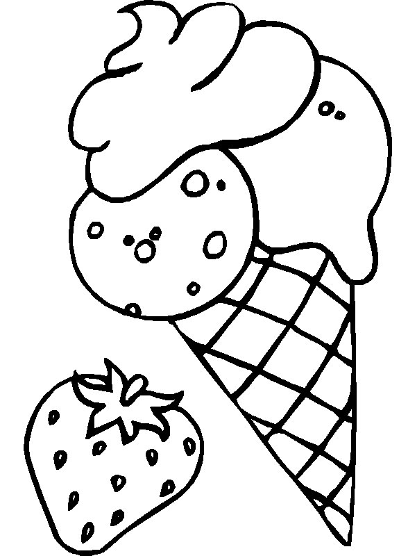 Ice Cream Coloring Page Free Printable 28