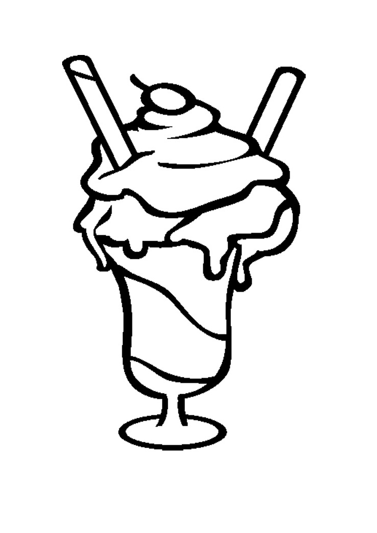 Ice Cream Coloring Page Free Printable 30