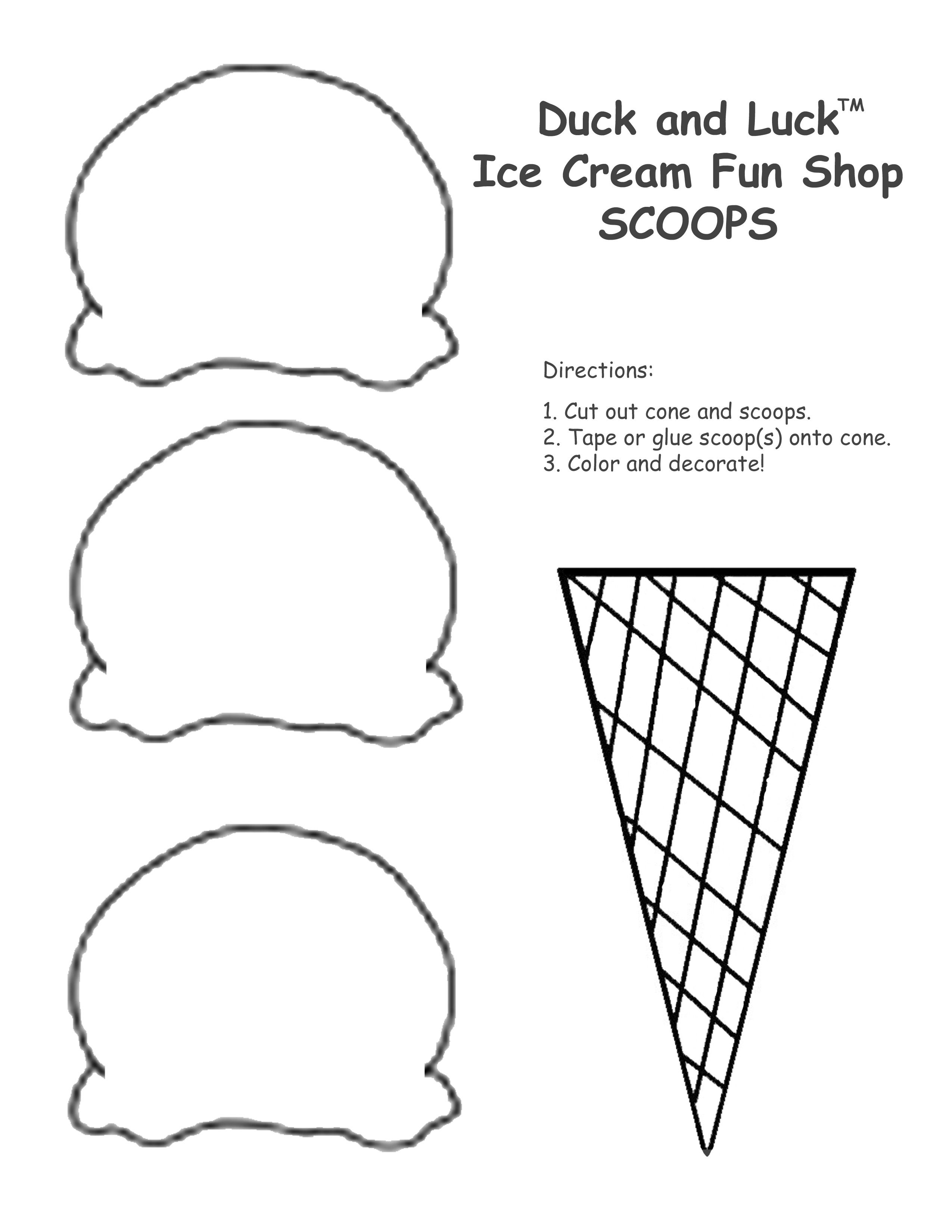 Ice Cream Coloring Page Free Printable 39