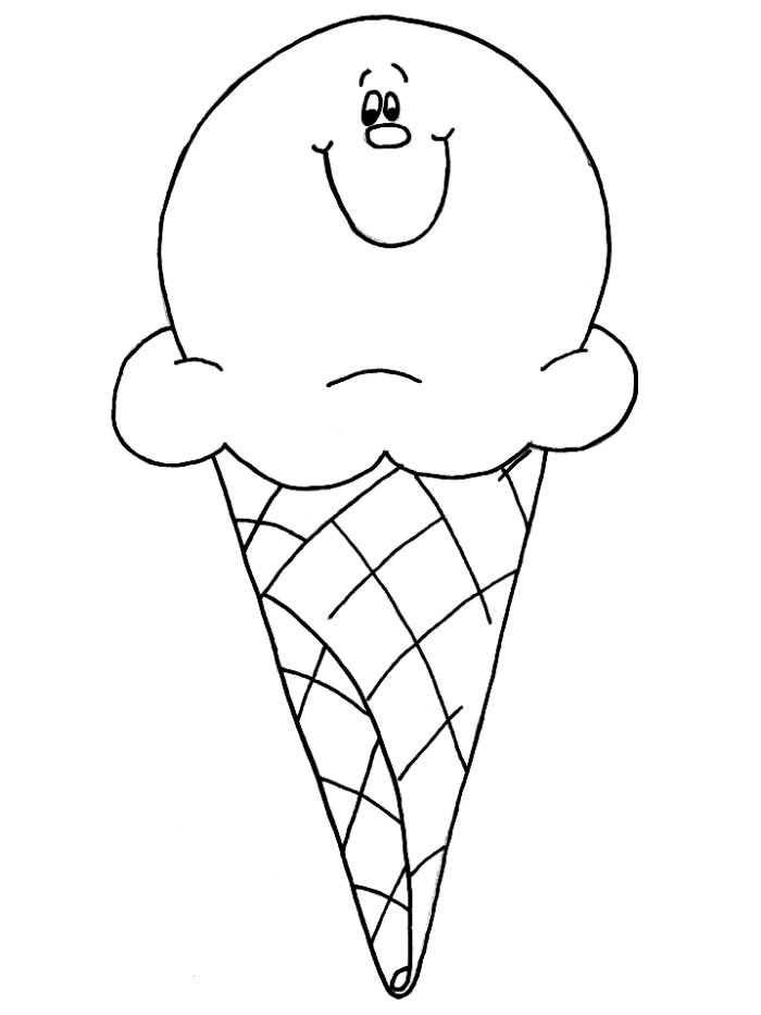 Ice Cream Coloring Page Free Printable 46