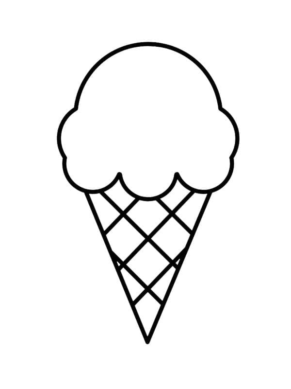 Ice Cream Coloring Page Free Printable 58