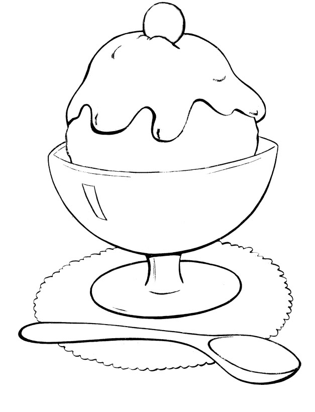 Ice Cream Coloring Page Free Printable 59