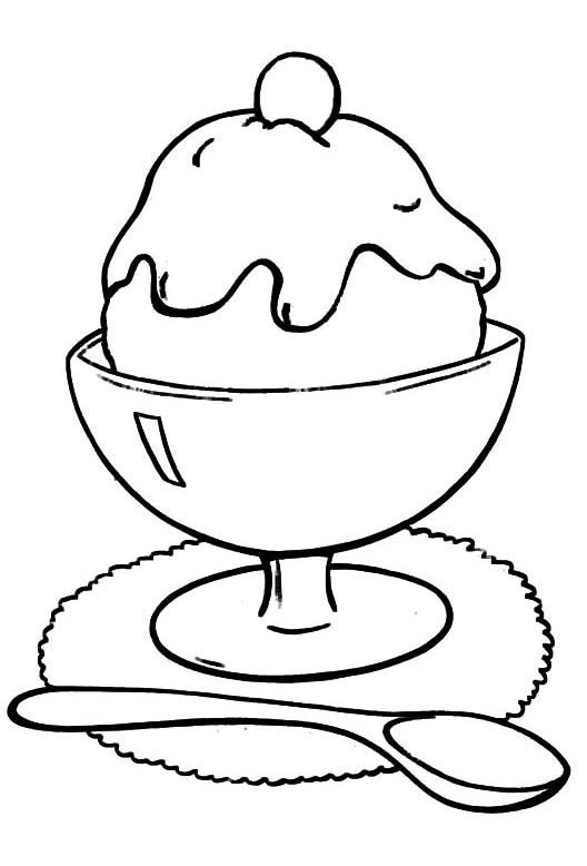 Ice Cream Coloring Page Free Printable 61