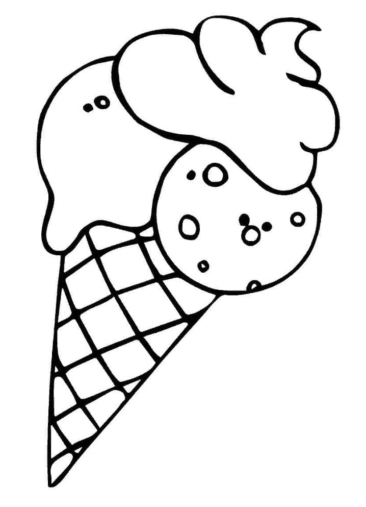 Ice Cream Coloring Page Free Printable 62