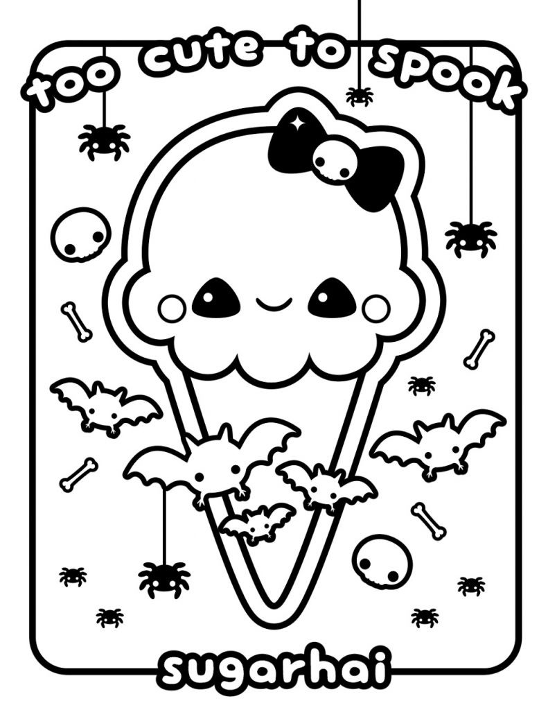 Ice Cream Coloring Page Free Printable 64