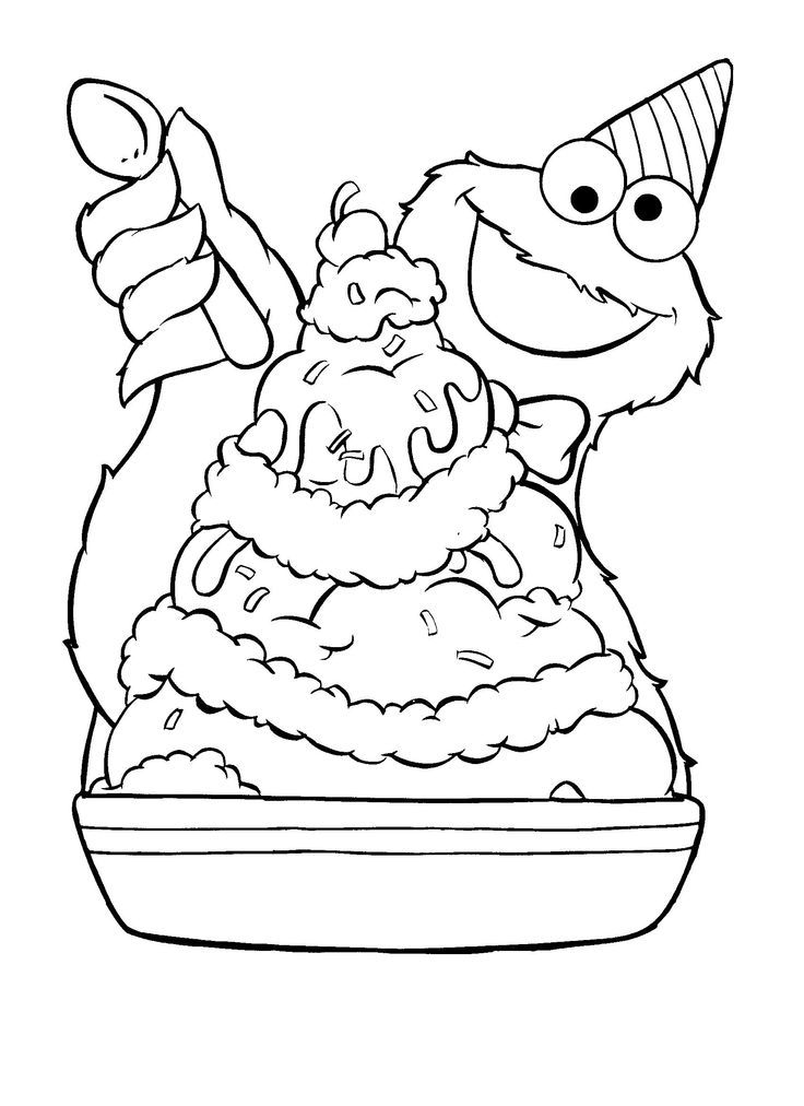 Ice Cream Coloring Page Free Printable 66