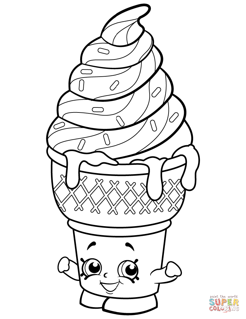 Ice Cream Coloring Page Free Printable 69