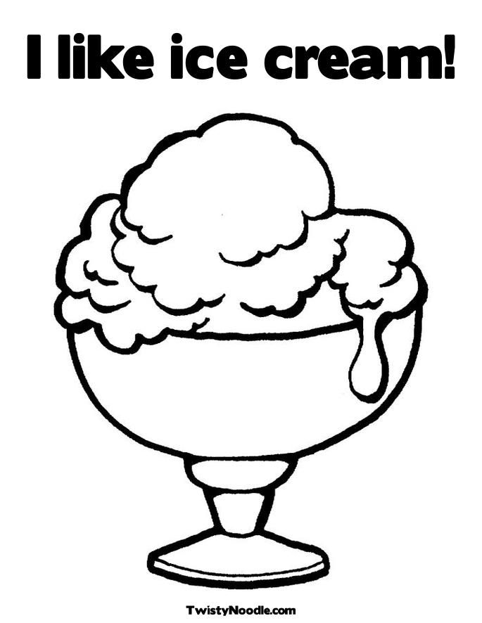 Ice Cream Coloring Page Free Printable 72