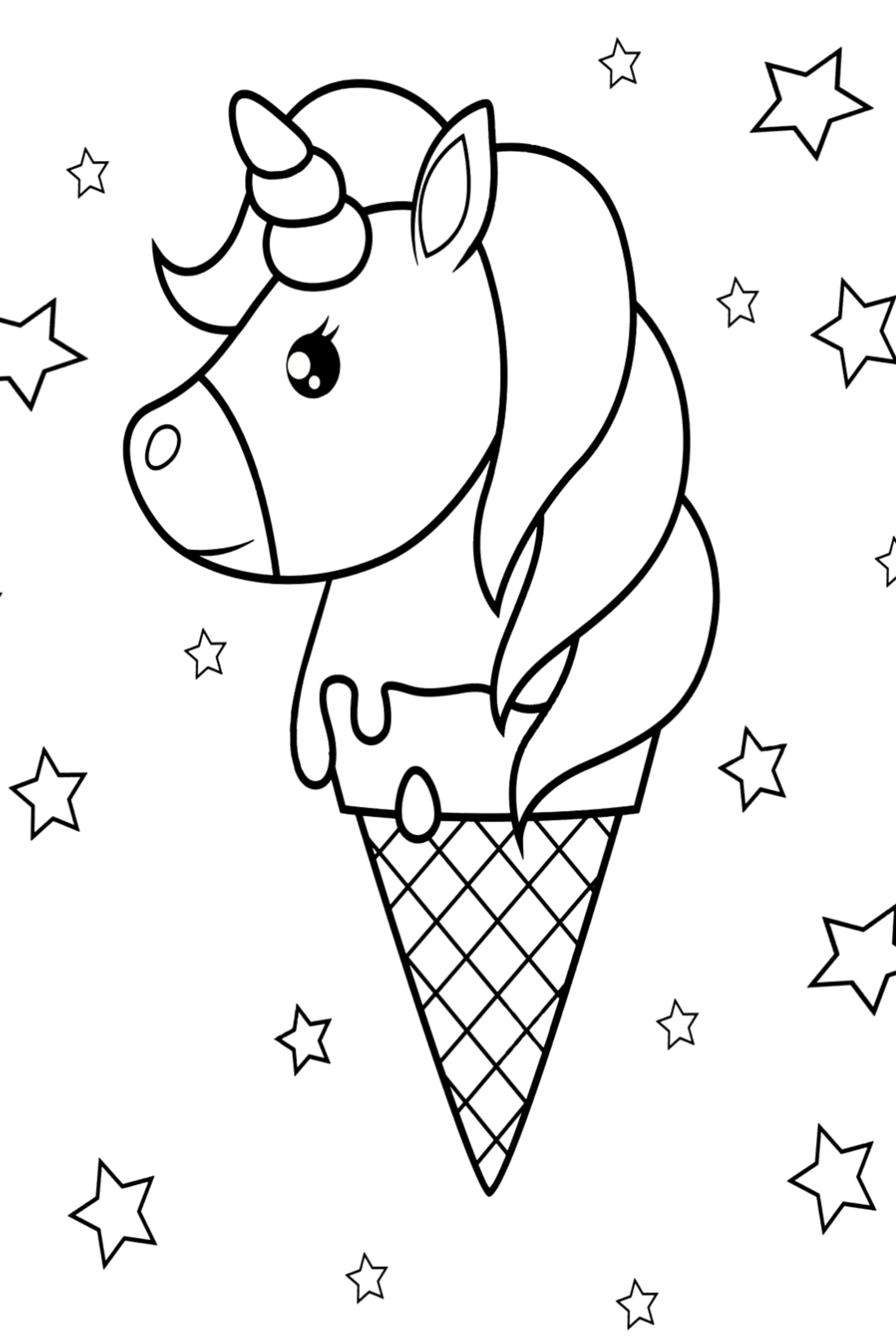 Ice Cream Coloring Page Free Printable 79