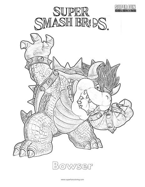 Mario Bowser Coloring Pages Printables 103