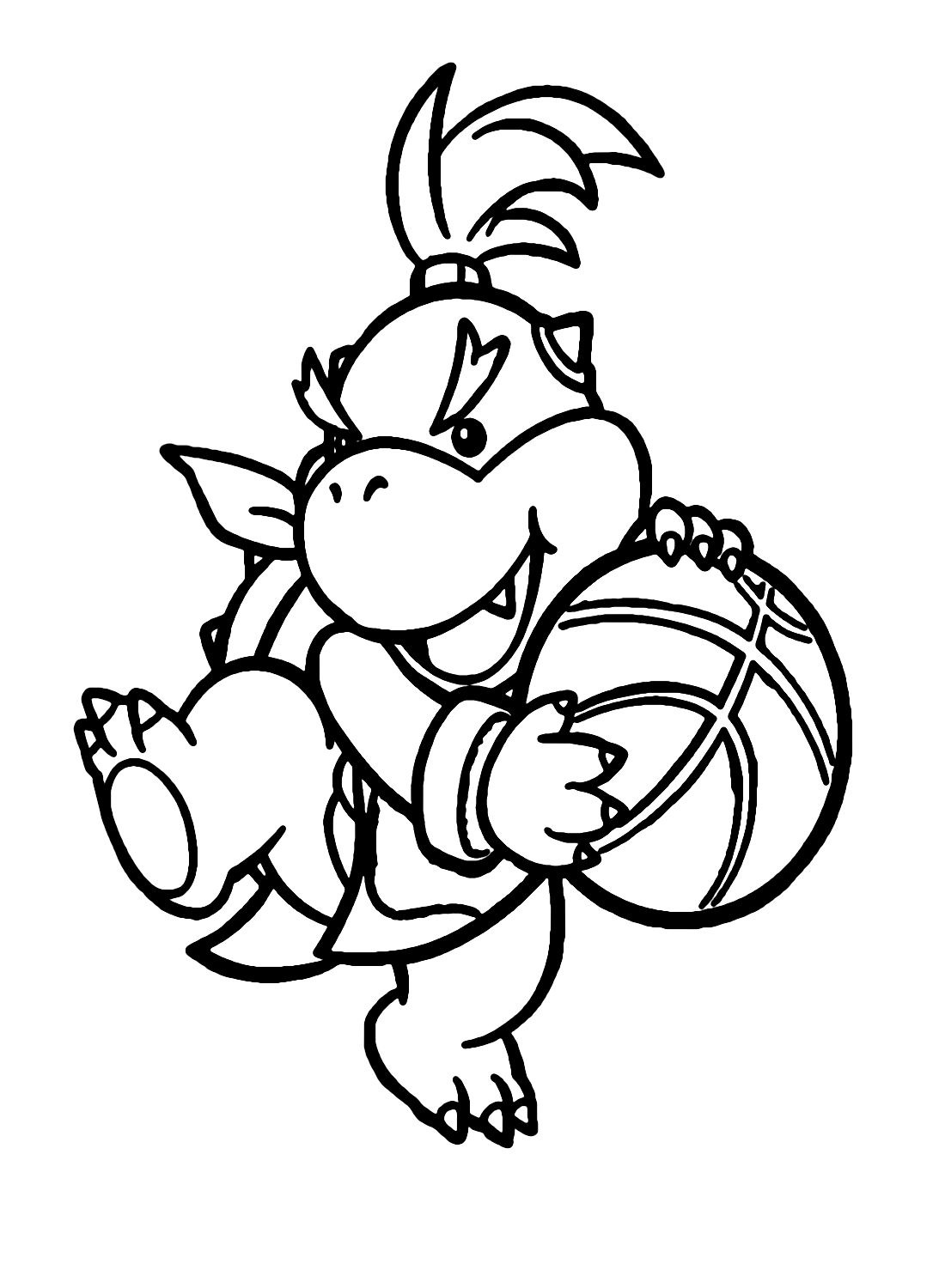 Mario Bowser Coloring Pages Printables 11