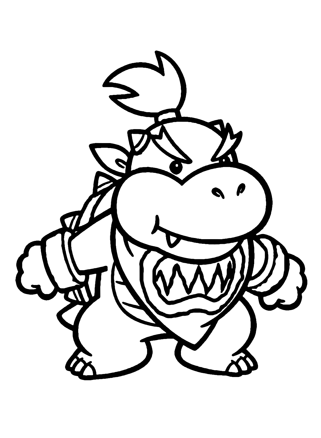 Mario Bowser Coloring Pages Printables 124