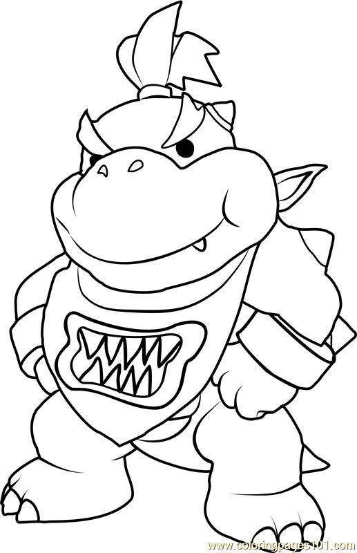 Mario Bowser Coloring Pages Printables 17