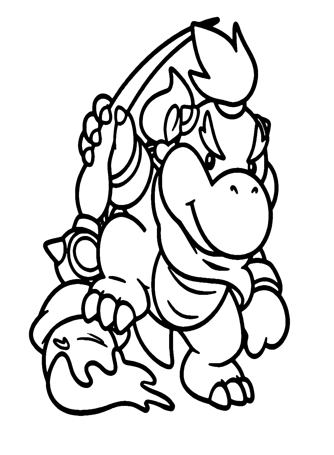 Mario Bowser Coloring Pages Printables 27