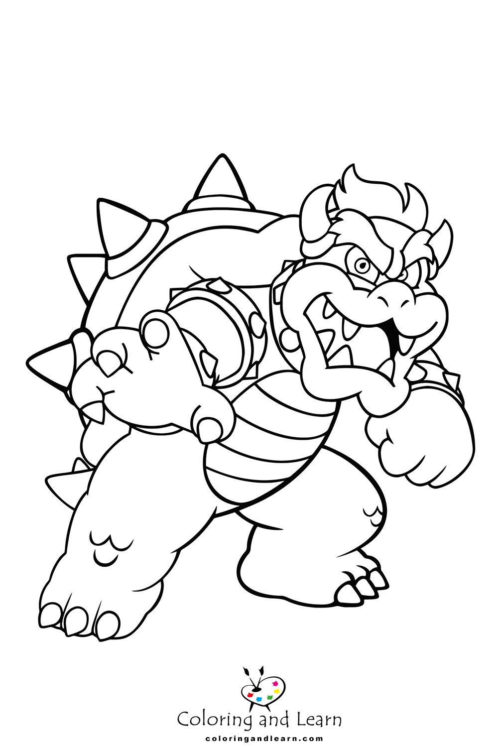 Mario Bowser Coloring Pages Printables 35