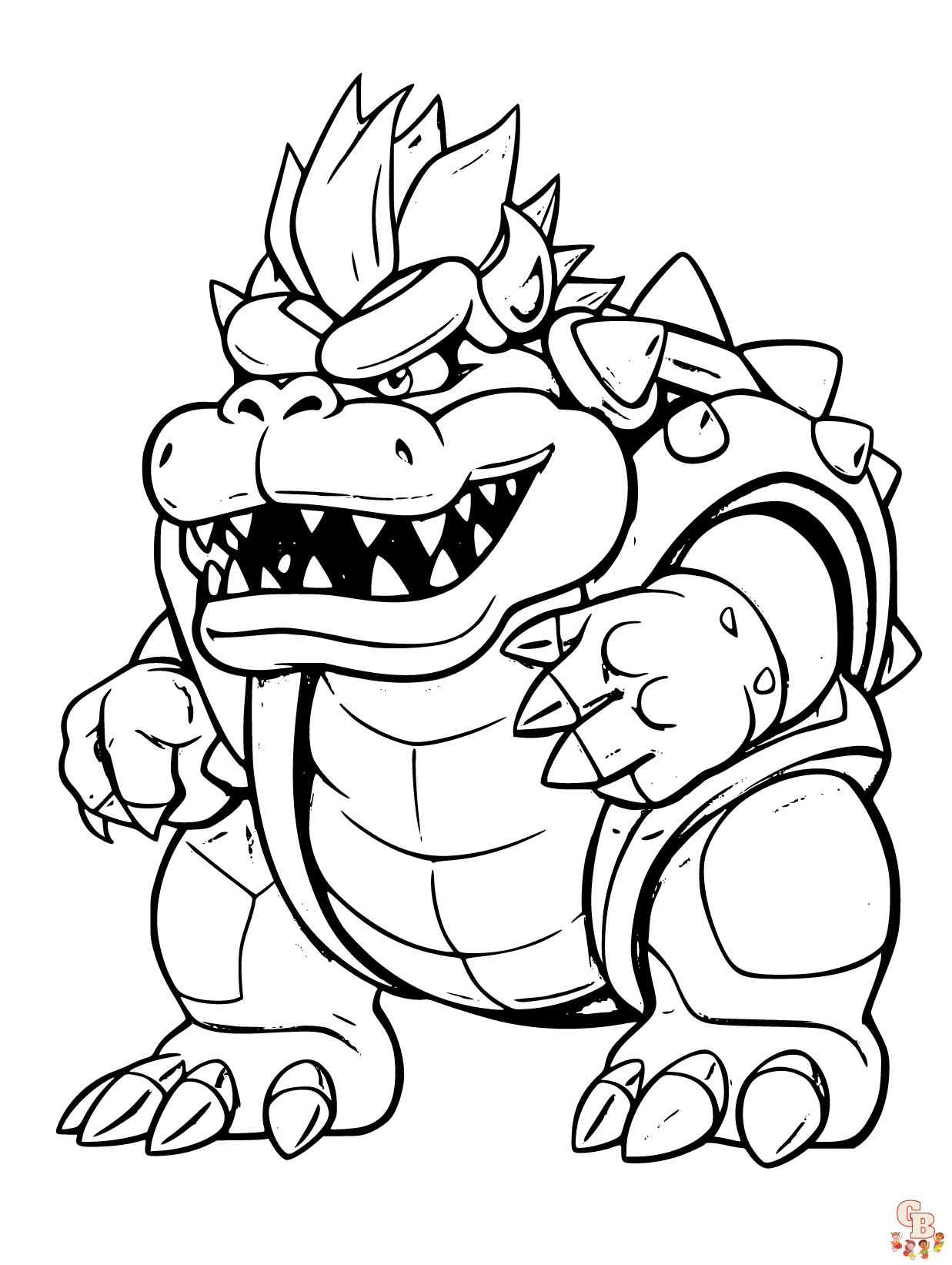 Mario Bowser Coloring Pages Printables 41