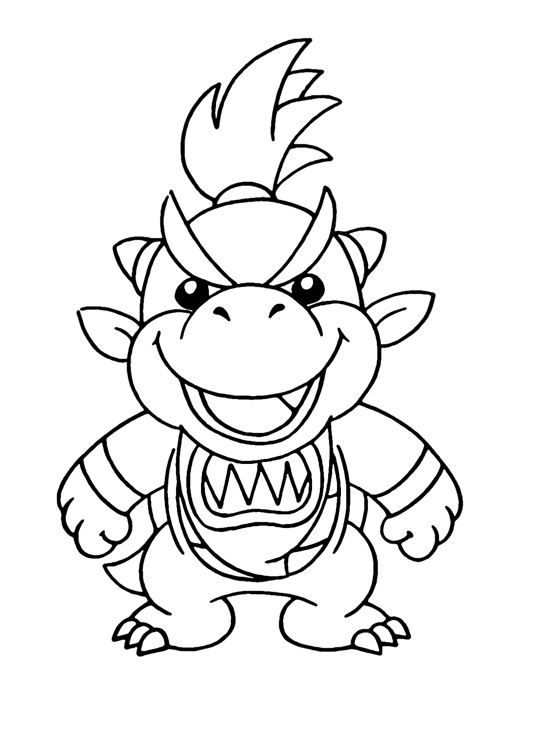 Mario Bowser Coloring Pages Printables 42