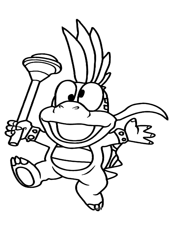 Mario Bowser Coloring Pages Printables 55