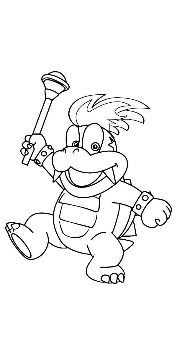 Mario Bowser Coloring Pages Printables 57