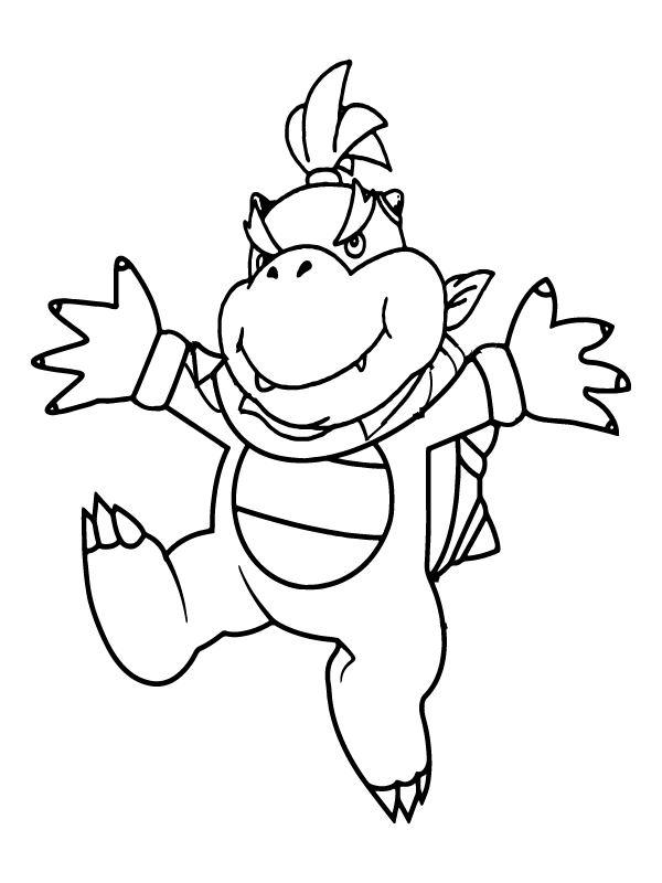 Mario Bowser Coloring Pages Printables 58