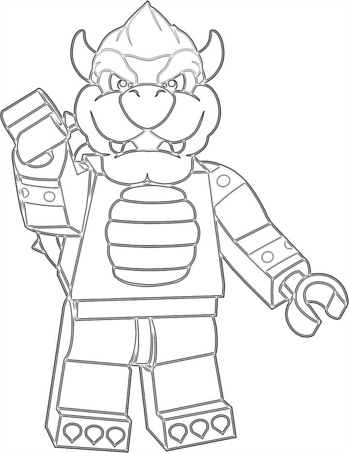 Mario Bowser Coloring Pages Printables 70