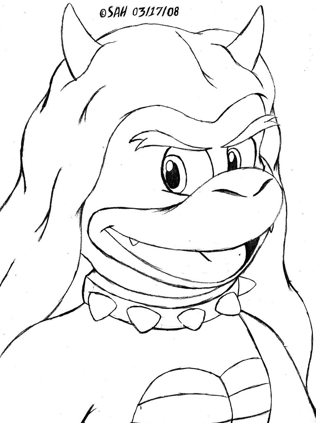 Mario Bowser Coloring Pages Printables 84