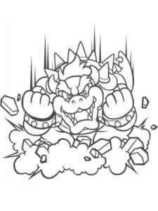 Mario Bowser Coloring Pages Printables 85