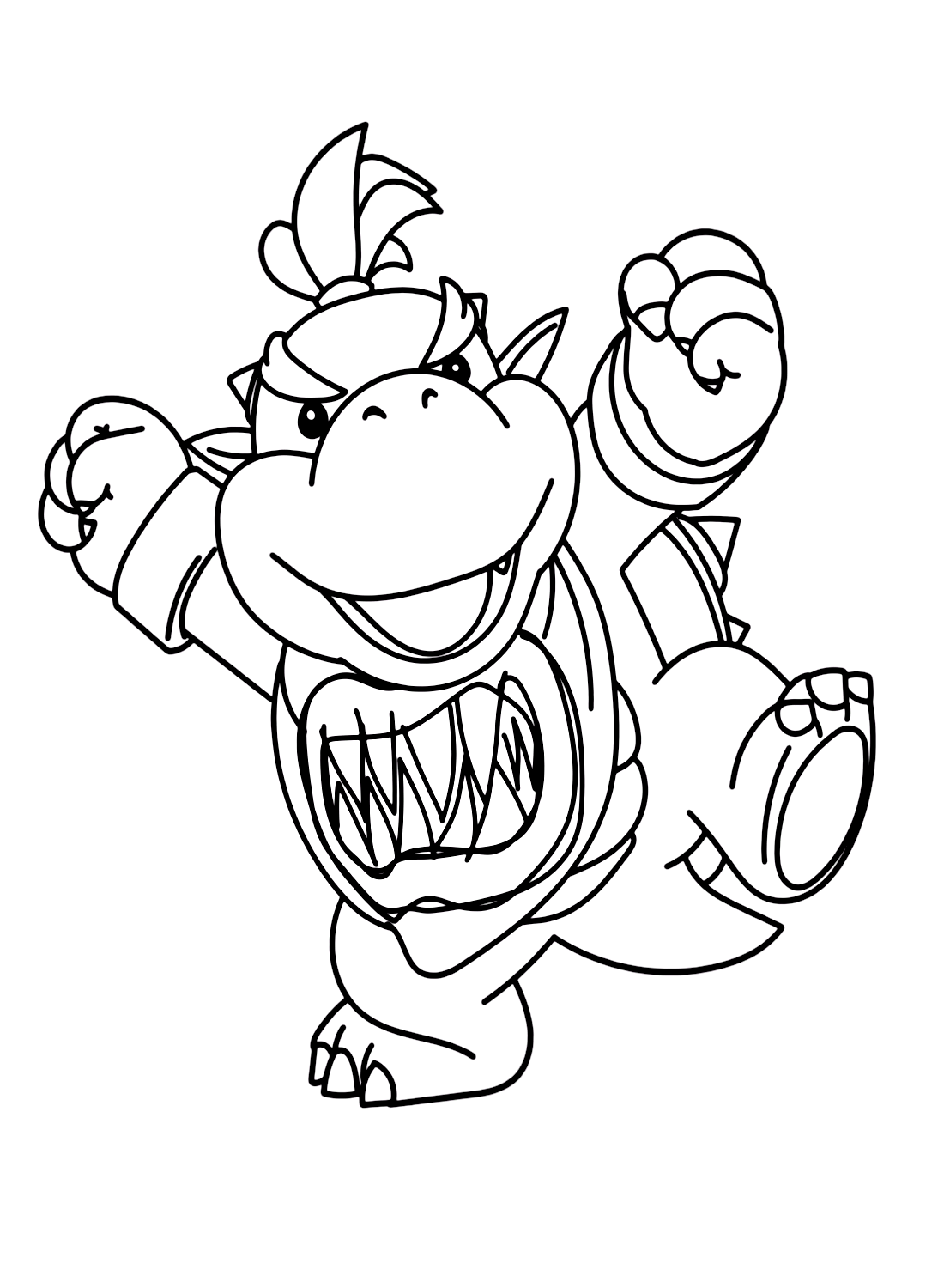 Mario Bowser Coloring Pages Printables 91