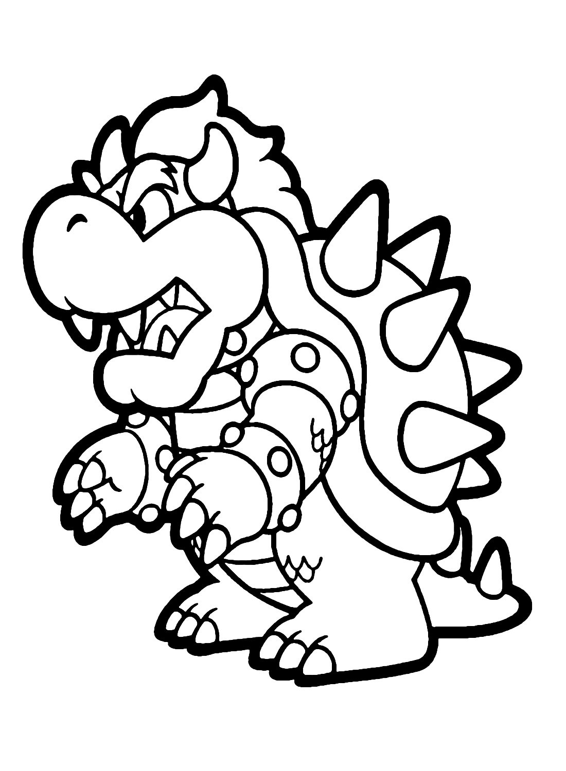 Mario Bowser Coloring Pages Printables 94