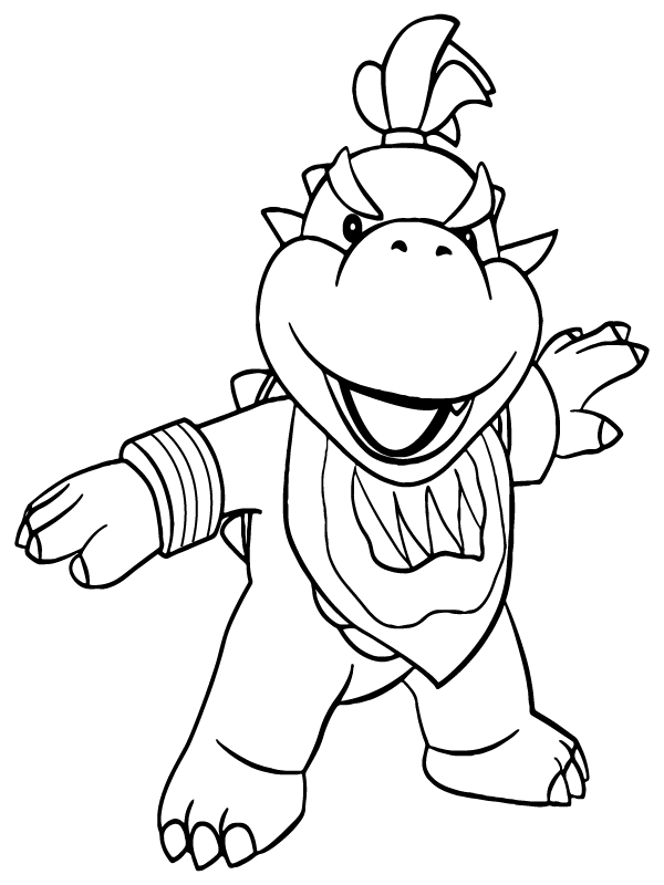 Mario Bowser Coloring Pages Printables 95