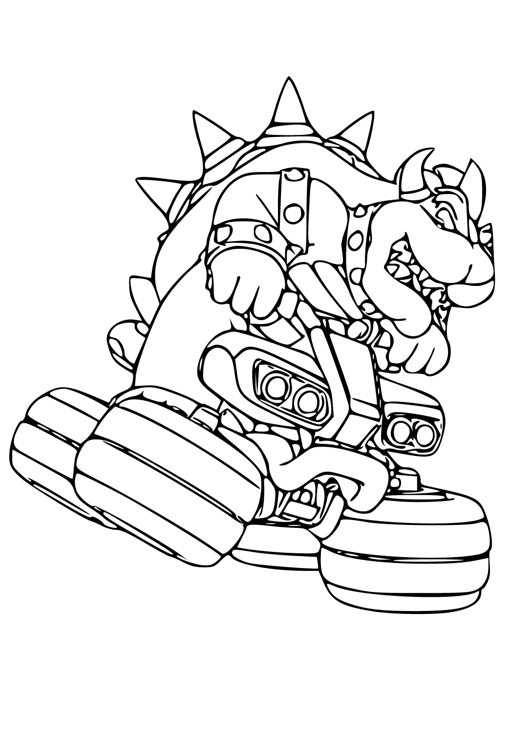 Mario Bowser Coloring Pages Printables 97