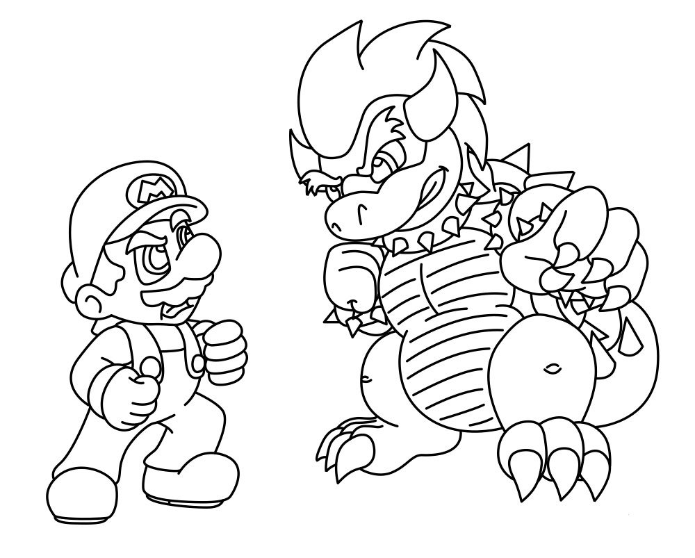 Mario Coloring Pages for Kids Printable 111