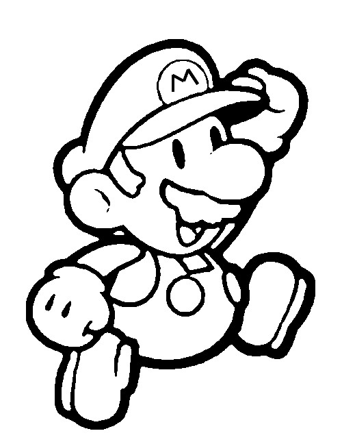 Mario Coloring Pages for Kids Printable 113