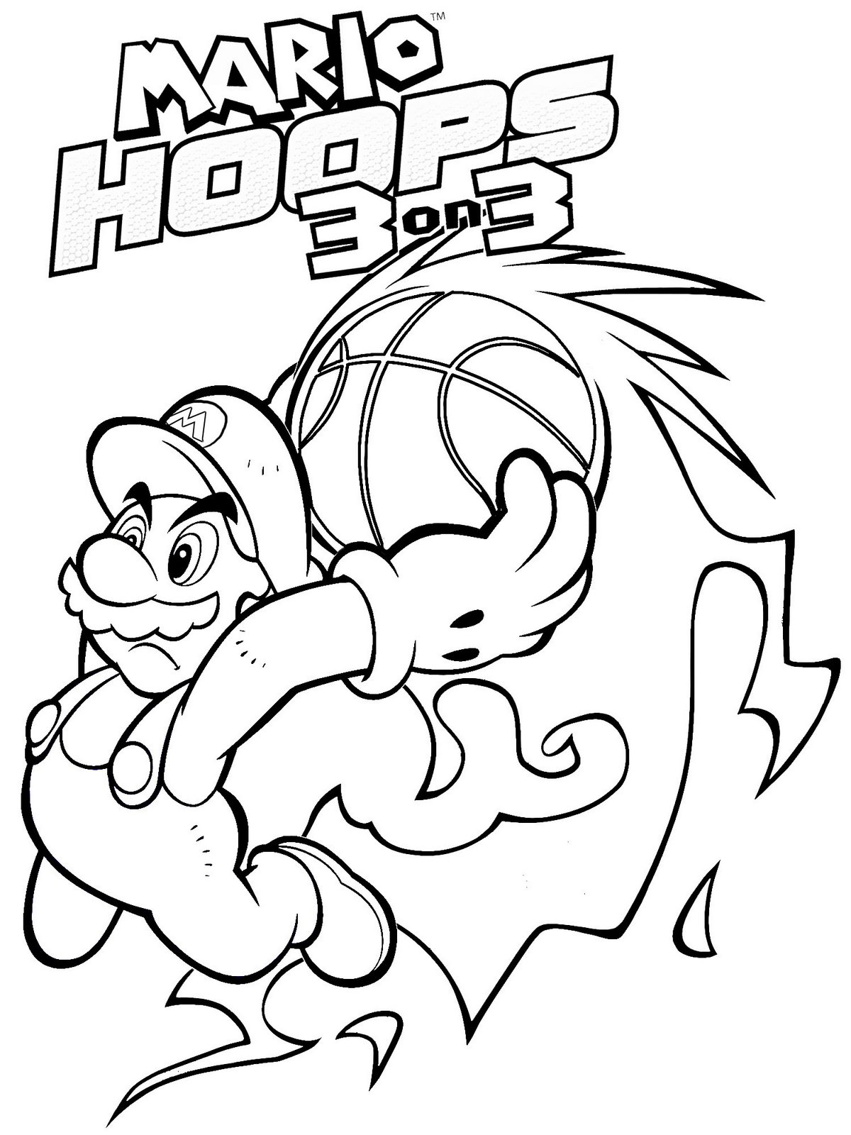 Mario Coloring Pages for Kids Printable 115