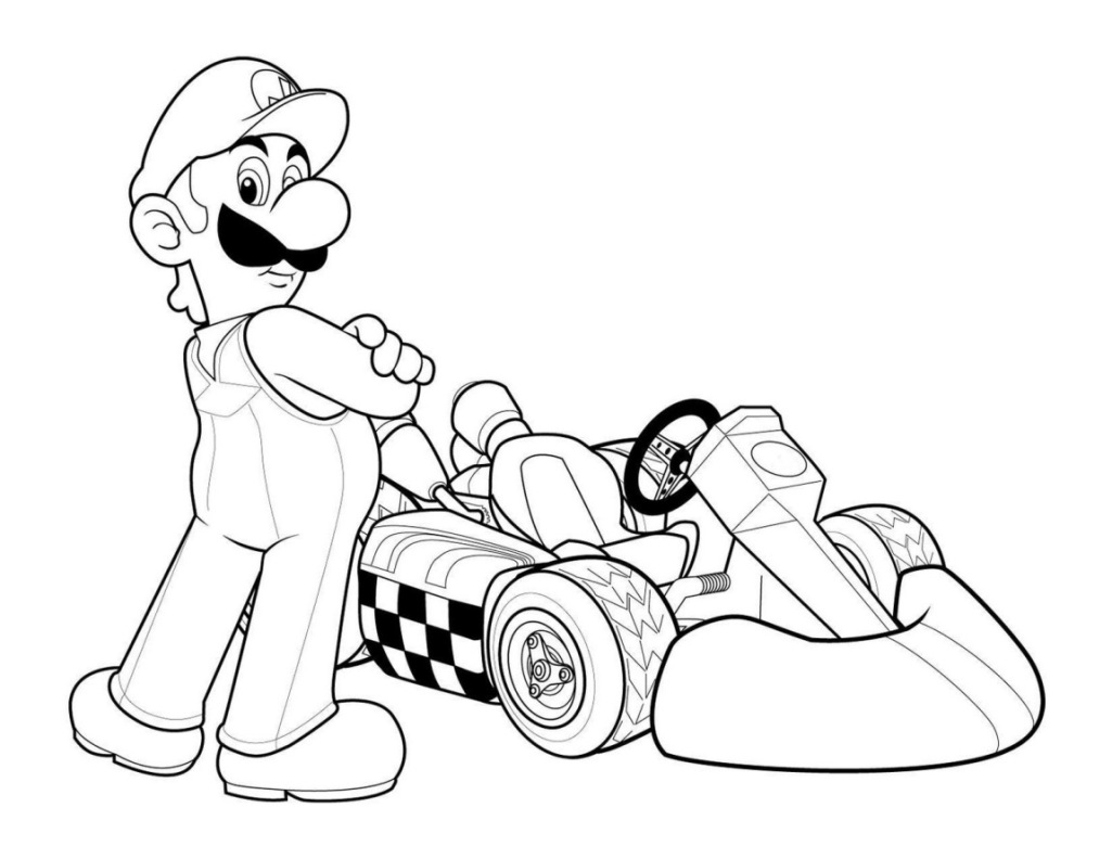 Mario Coloring Pages for Kids Printable 118