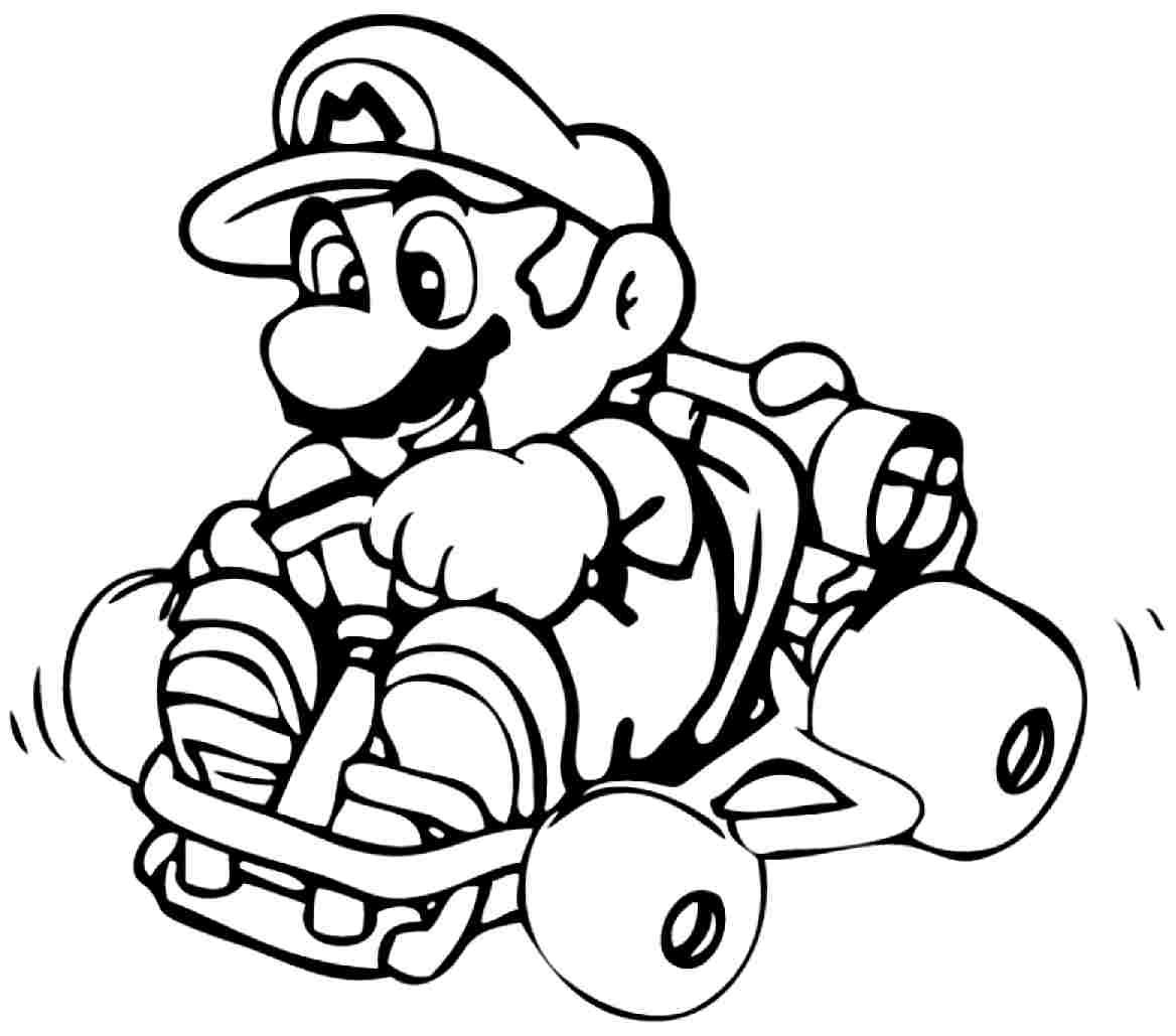 Mario Coloring Pages for Kids Printable 134