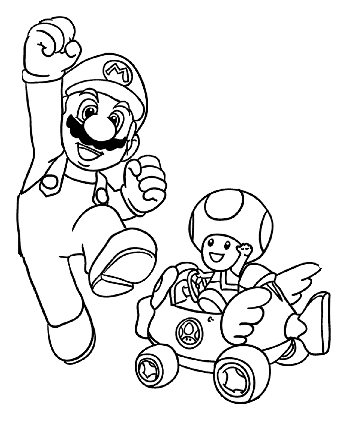 Mario Coloring Pages for Kids Printable 140