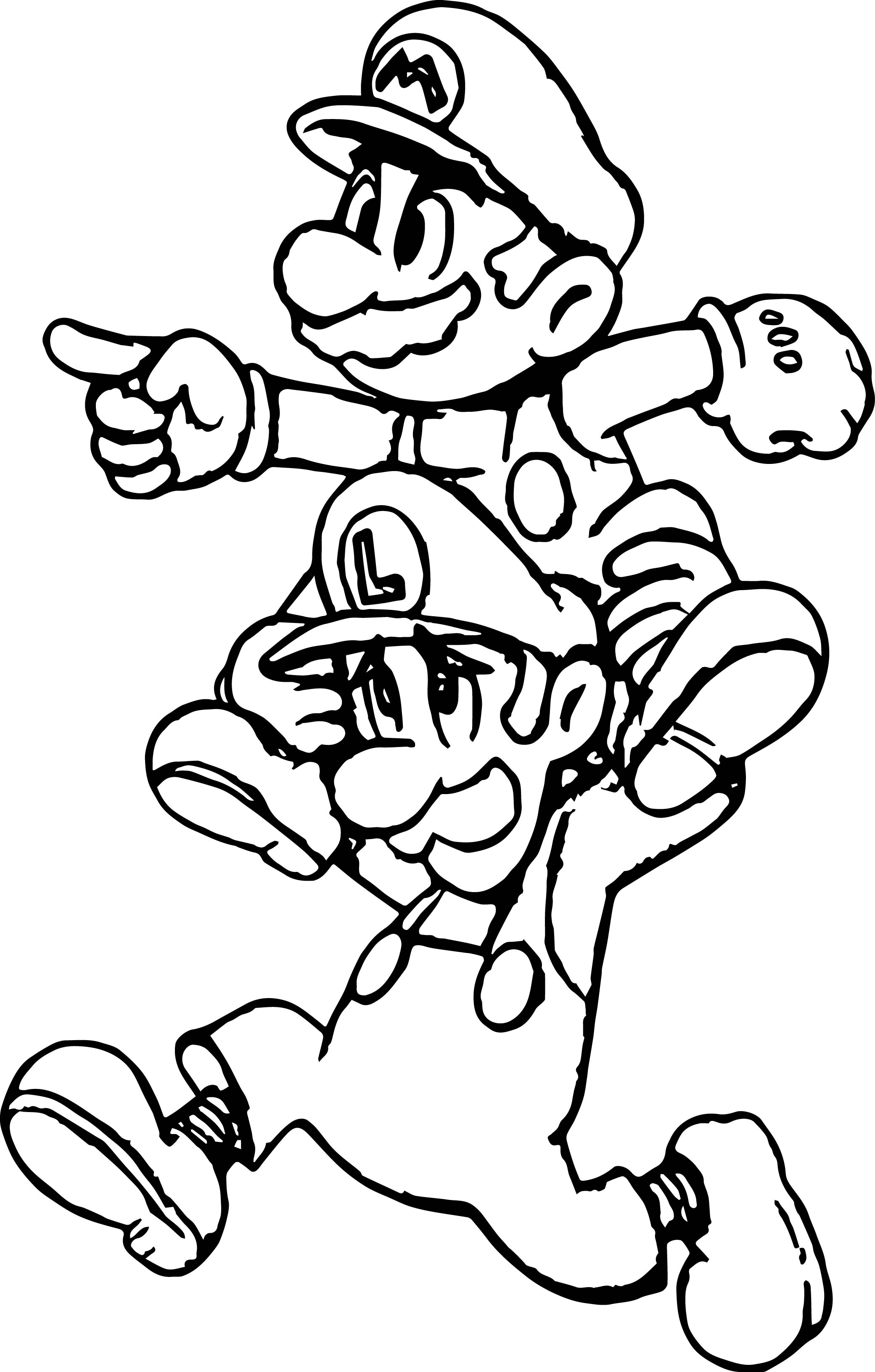 Mario Coloring Pages for Kids Printable 141