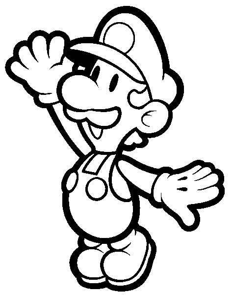 Mario Coloring Pages for Kids Printable 144