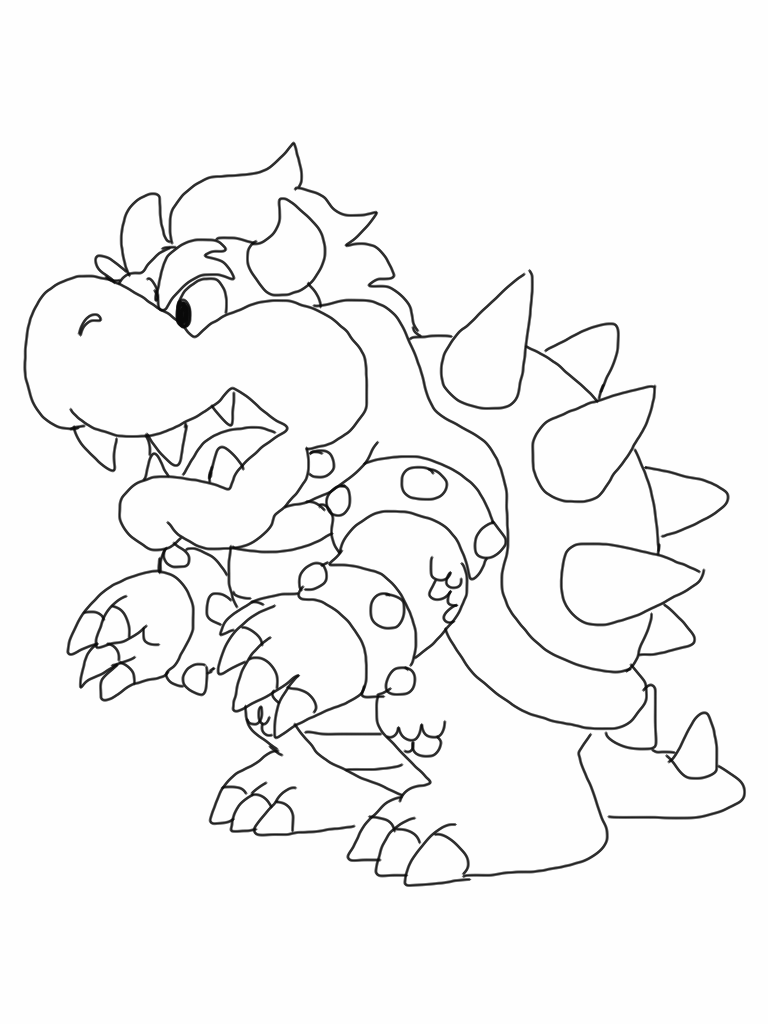 Mario Coloring Pages for Kids Printable 145